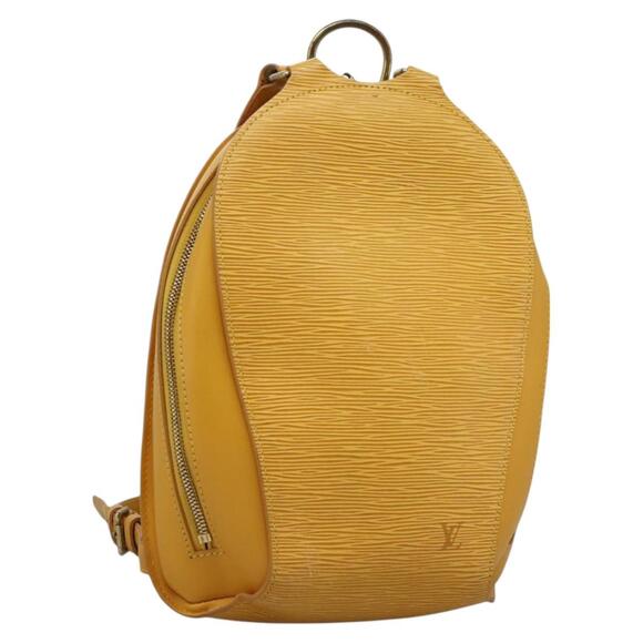 LOUIS VUITTON Epi Mabillon Backpack Yellow M52239 - Picture 1 of 16